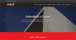 Desktop Screenshot of dunex.rs
