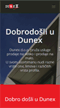 Mobile Screenshot of dunex.rs
